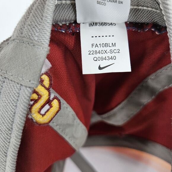 USC Trojans Hat Cap Adult Nike Dri-Fit Legacy91 Juju Watkins Burgundy Gold - Picture 7 of 8